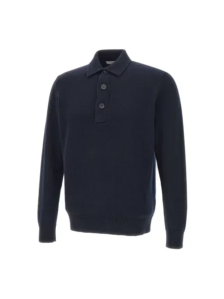 Sweter Filippo De Laurentiis z kaszmiru niebieski