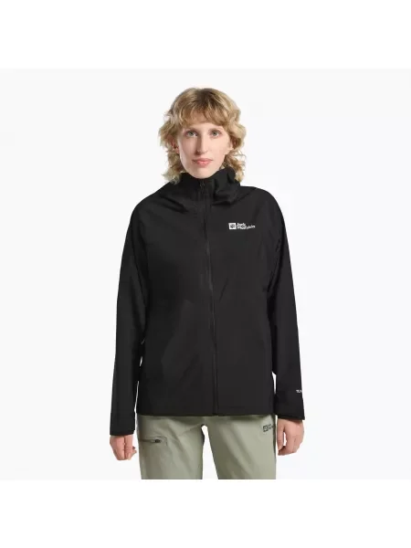 Geacă de ploaie pentru femei Jack Wolfskin Prelight LT black negru