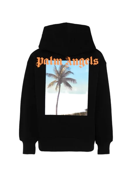 Bluza z kapturem dziecięca Palm Angels czarna