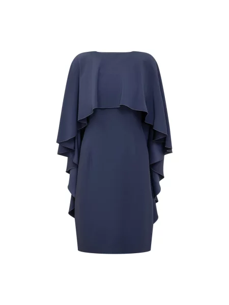 Sukienka midi Alberta Ferretti niebieska