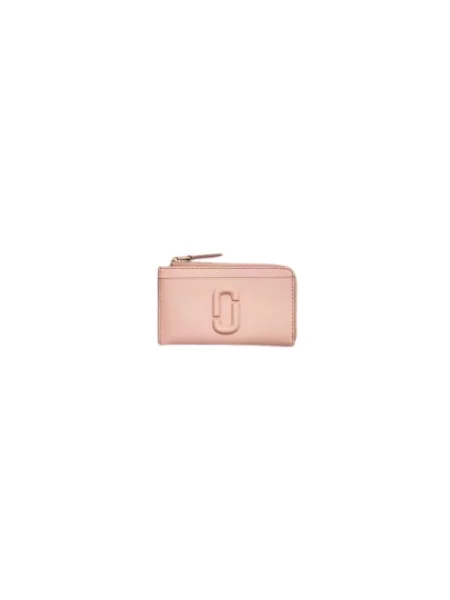 Portfel Marc Jacobs skórzany różowy