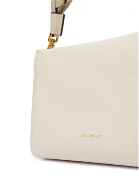 Coccinelle Ročna torbica BOHEME GRANA nude bela