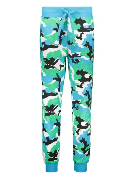 Pantaloni Moschino cu imagine albastru