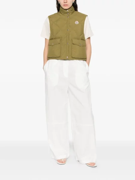 Vestă Moncler matlasată verde