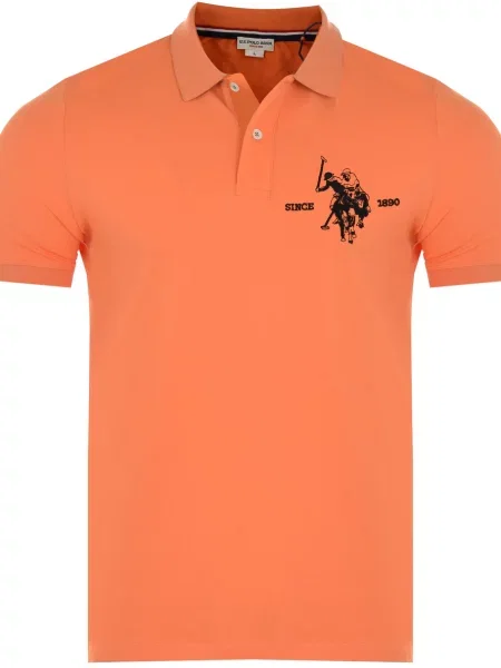 Kurtka przejściowa U.s Polo Assn. pomarańczowa