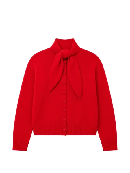 Cardigan Chinti & Parker cu legături roșu