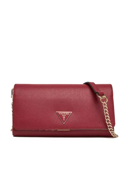 Rankinė Guess Noelle II Mini Juoda raudona