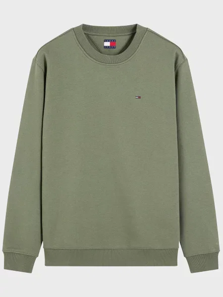 Свитшот Tommy Jeans зеленый