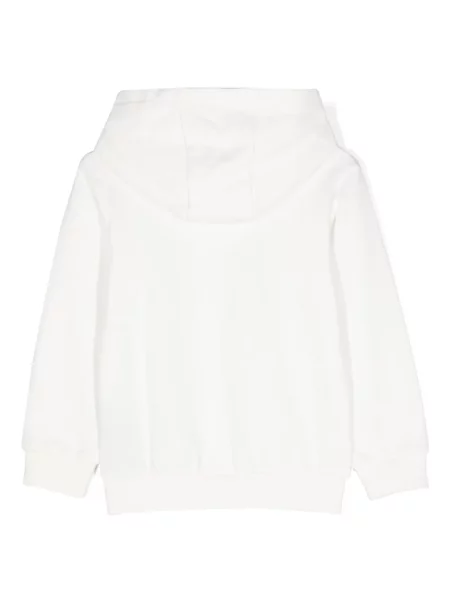 Dětska mikina s kapucí Balmain bílá