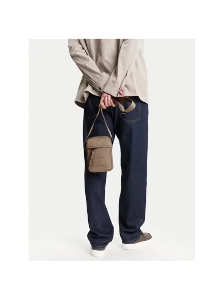 Bag Calvin Klein Jeans Metro Reporter Bag Gray Universal béžové