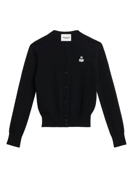 Cardigan Marant Etoile cu broderie negru