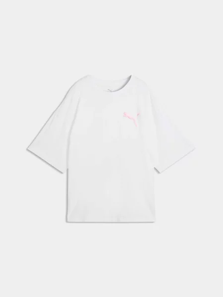 Футболка PUMA Graphics Tee комбінований верх білий