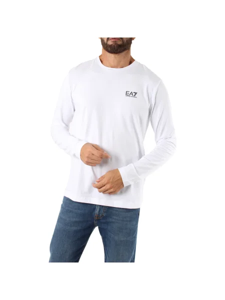 Hosszú póló Emporio Armani Ea7 fehér