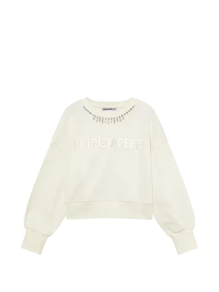 Bluza dziecięca Patrizia Pepe Girl biała