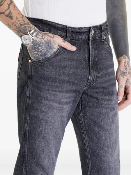 Blugi drepți Wrangler cu autograf gri