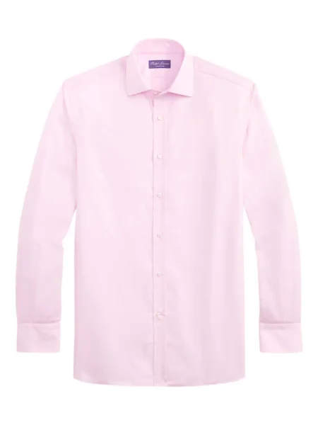 Cămașă Ralph Lauren Purple Label din țesătură twill violet