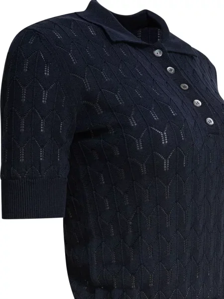 Polo Rakki tricotate albastru