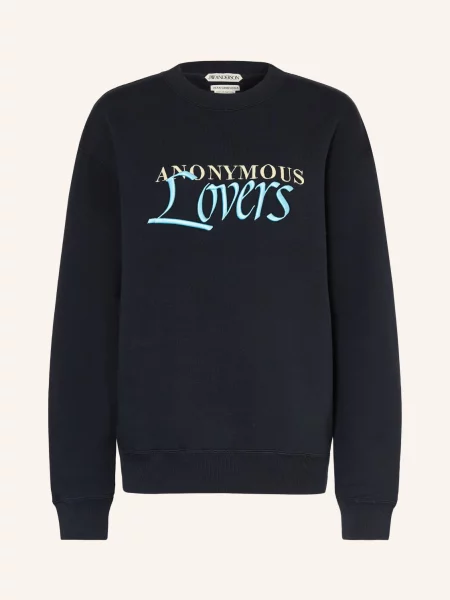 Jw Anderson Bluza Oversize Anonymous Lovers schwarz czarna