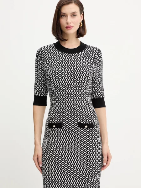 Morgan sukienka mini rozkloszowana RMSIXTA czarny