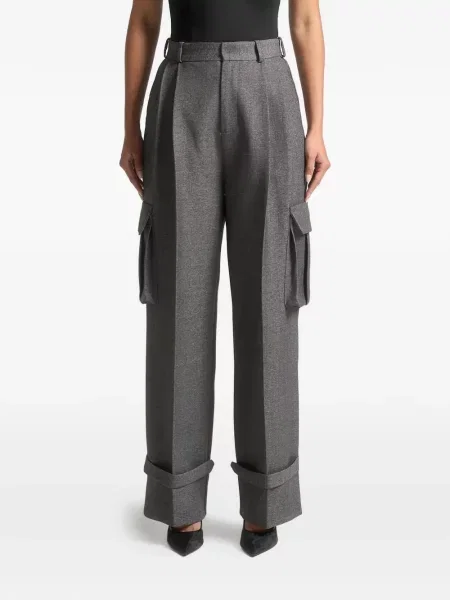 Pantaloni Manière De Voir plisate gri
