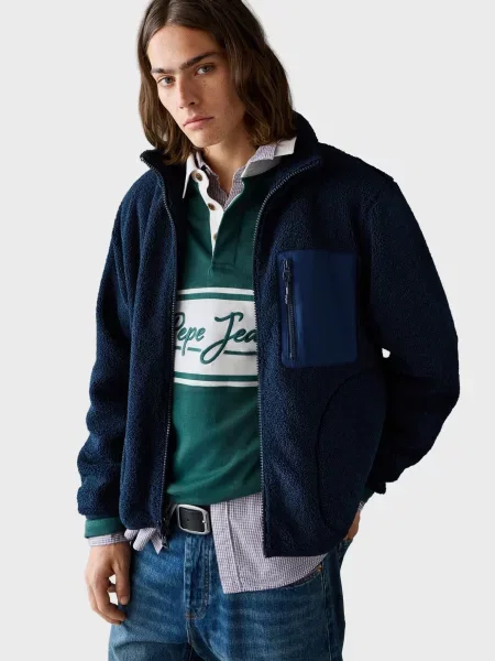 Джинсова куртка Pepe Jeans синя