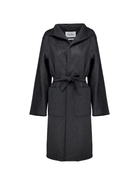 Cu centură palton Max Mara gri