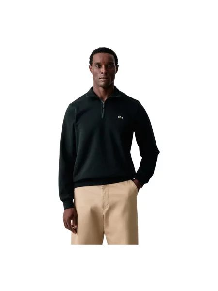 Bluza rozpinana Lacoste klasyczna zielona