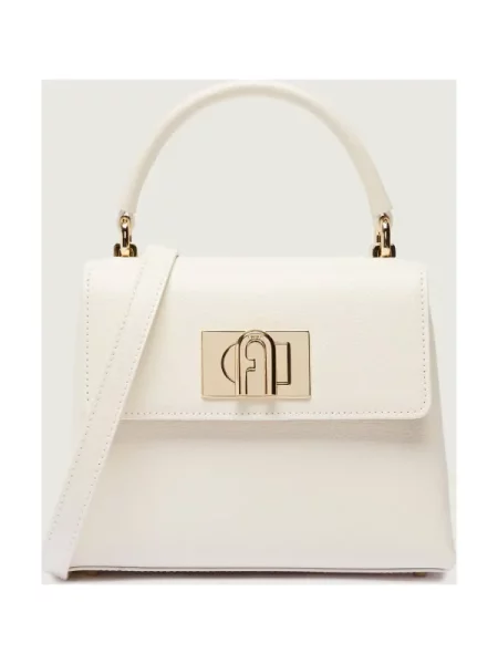 Rucsac Furla din piele alb