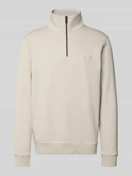 BOSS bluza BOSS CASUAL beżowa