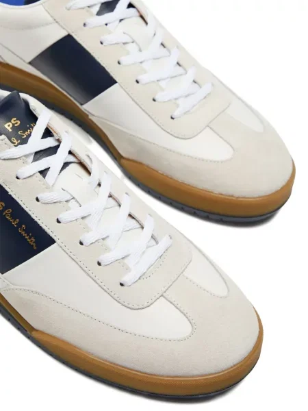 Sneakerși Paul Smith din piele alb