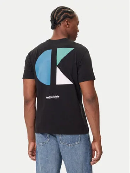 Calvin Klein Jeans T-shirt Bauhaus Logo crna