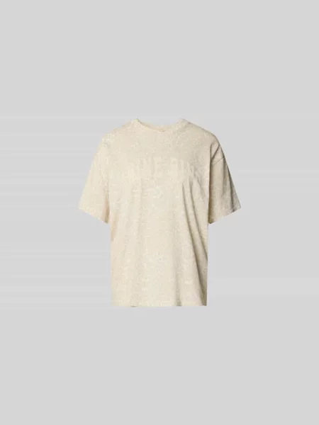 Oversize’owy T-shirt z nadrukiem logo Anine Bing