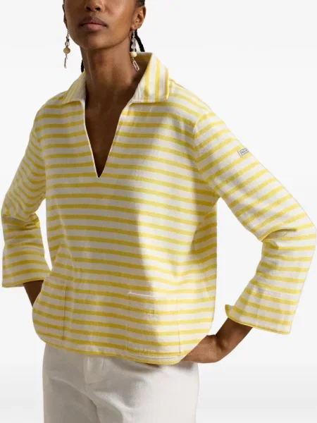 Top Polo Ralph Lauren cu dungi galben