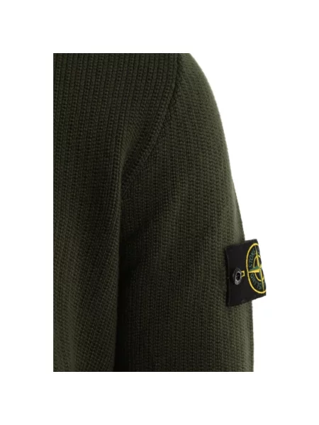 Sweter Stone Island z kamieniami zielony