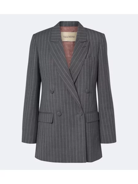 Sacou Valentino de lână gri