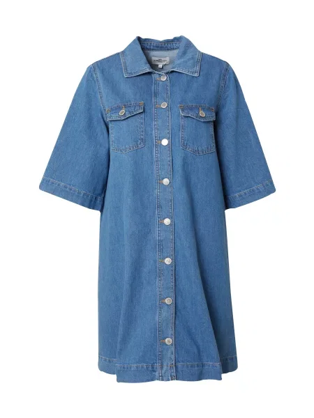Global Funk Rochie tip bluză Mira denim albastru
