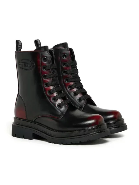 Diesel bakancs platformos gyerek D-ANFISTR-ABR BOOTS fekete