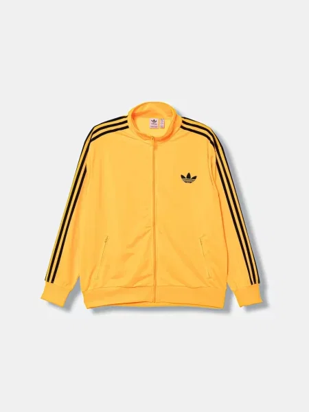 Класически суитчър Adidas с апликация жълто