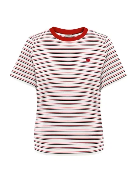 JDY Tricou JDYPISA albastru marin / roșu alb