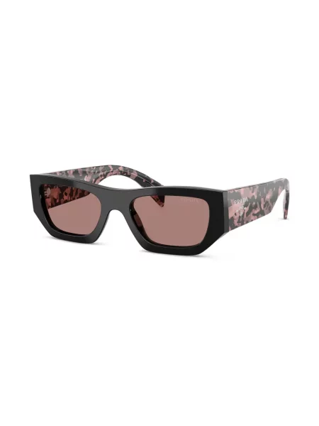 Ochelari de soare Prada Eyewear cu imprimeu geometric negru
