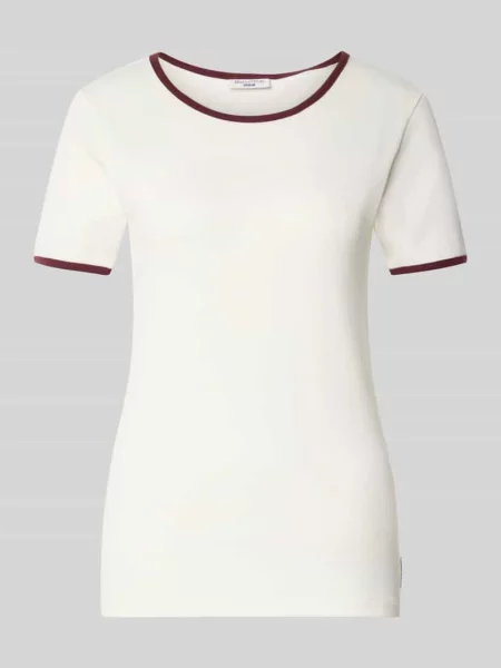 Męski t-shirt o kroju regular fit z czystej bawełny Marc O'polo Denim biała