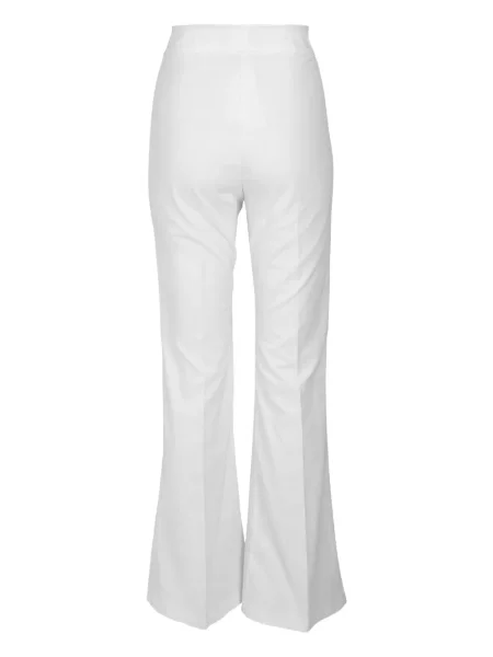 Pantaloni Avenue Montaigne alb