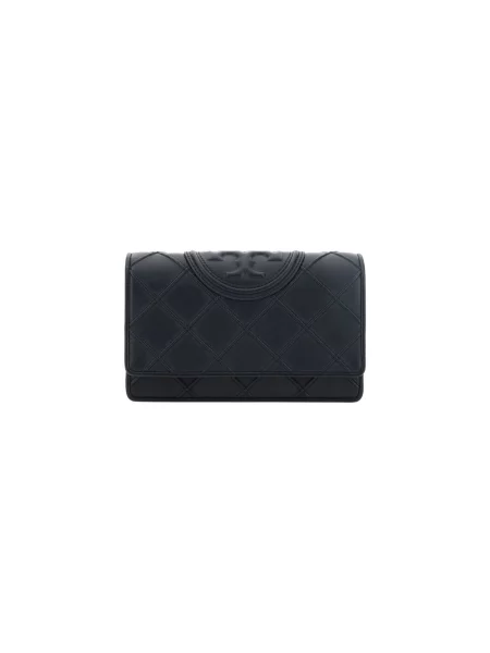 Naszyjnik Tory Burch skórzany czarny