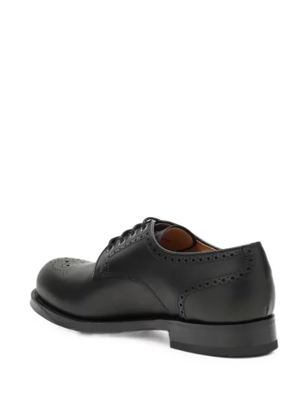 Brogues Church's din piele negru
