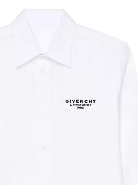 Košulja Givenchy s vezom puplin bijela