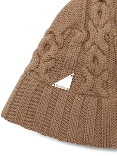 Căciulă Max Mara de lână maro