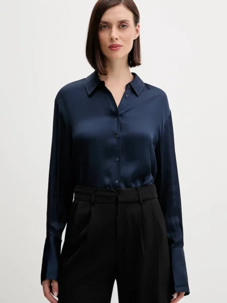 Pedro del Hierro cămașă bleumarin cu guler clasic regular