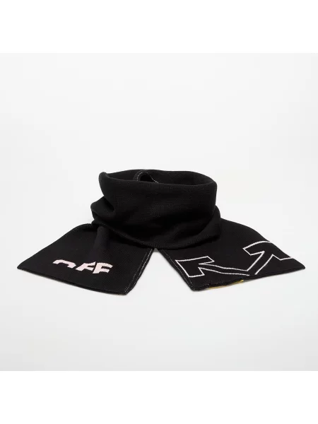 Sál OFF-WHITE KIDS Type Logo Scarf Black/ Soft Pink Universal fehér