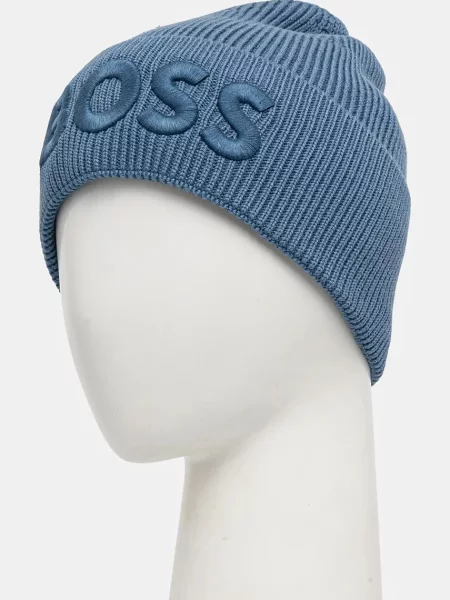 Вовняна шапка Boss Orange вовна помаранчева