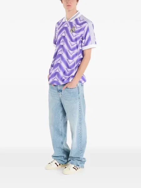 Cropp tricou Adidas din dantelă cu imagine negru